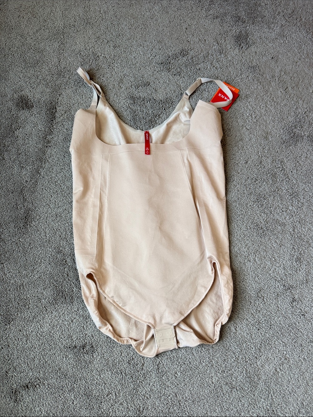 SPANX Nude Sculpting Open Bust Seamless Shaping Bodysuit SIZE 1X